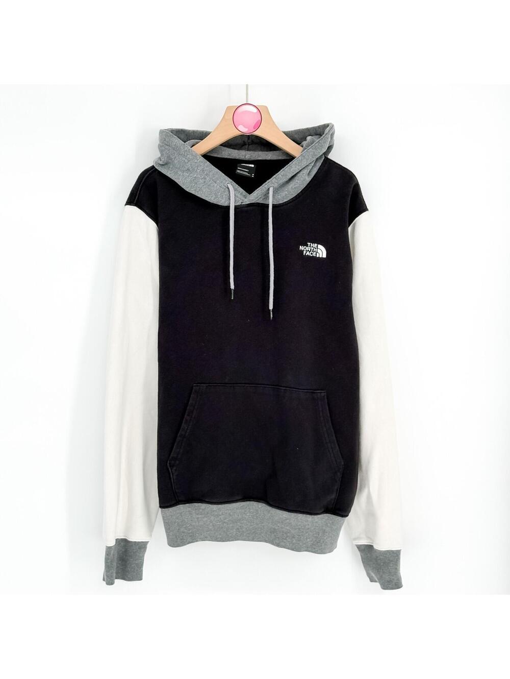 The North Face Color Block Pullover Hoodie Gorpcore Outdoor Embroidered Men M